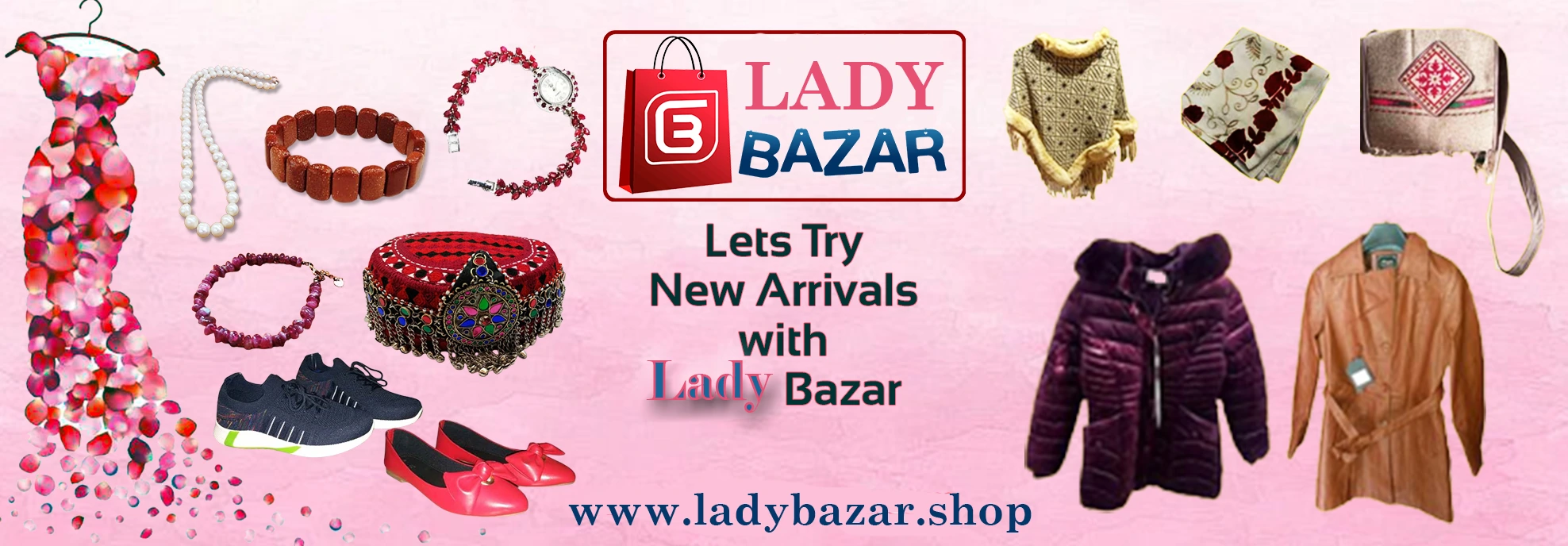 banner lady bazar