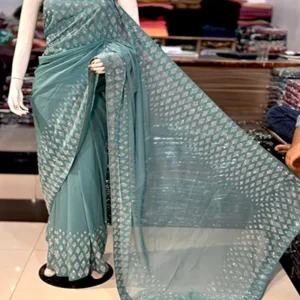 chiffon saree women